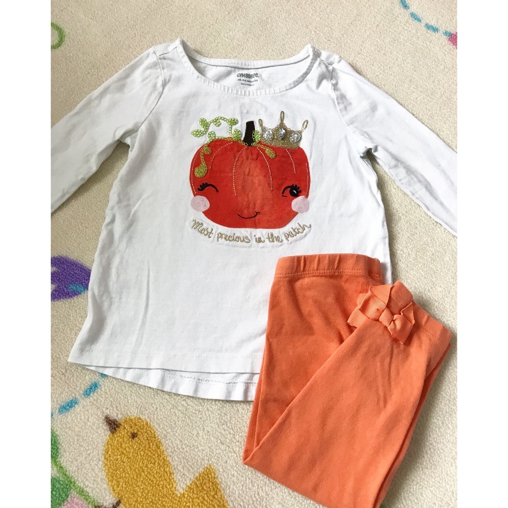 Gymboree Pumpkin 18-24 month 2 pc. set